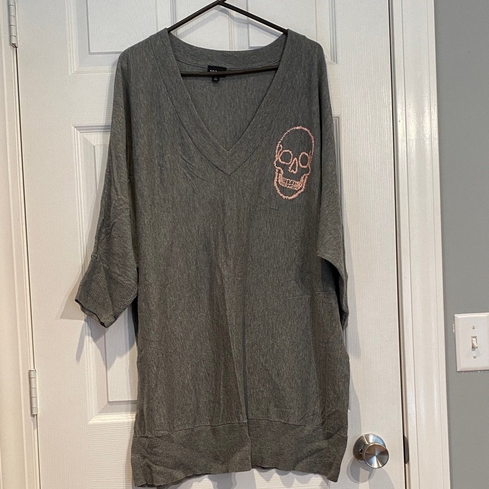 Torrid Gray tunic sweater